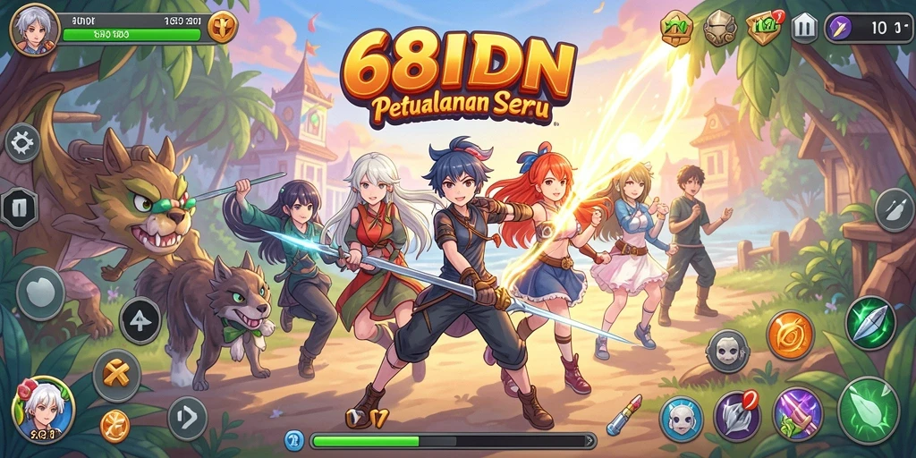 Screenshot gameplay Anime yang menakjubkan dari 68IDN.