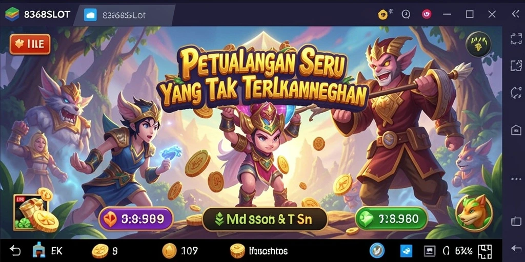 Tampilan gameplay seru dari 8368SLOT dengan grafik menawan.