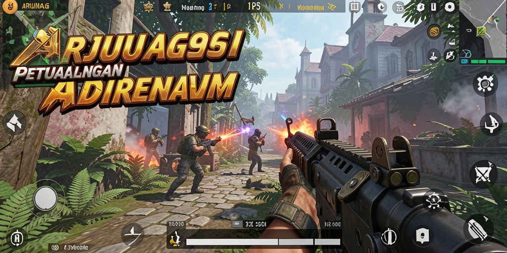 Gameplay intens ARJUNA96 dengan grafis yang menawan.