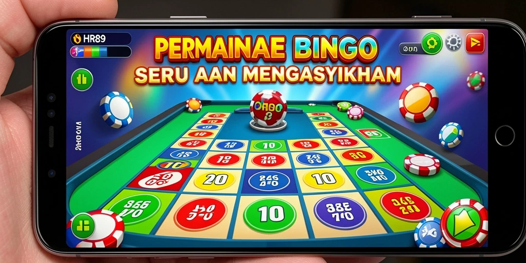 Tampilan gameplay Bingo yang menarik dan interaktif.