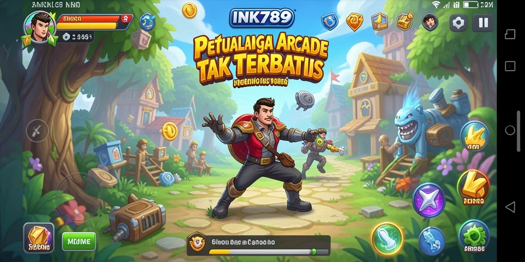 Tampilan gameplay INK789 dengan aksi seru dan tantangan menarik.