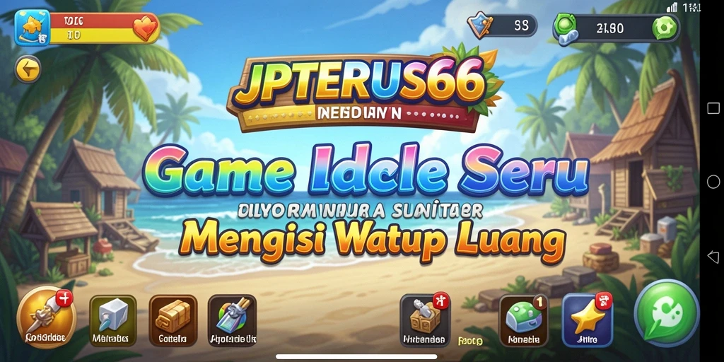 Screenshot utama JPTERUS66 menampilkan momen gameplay Idle yang seru.