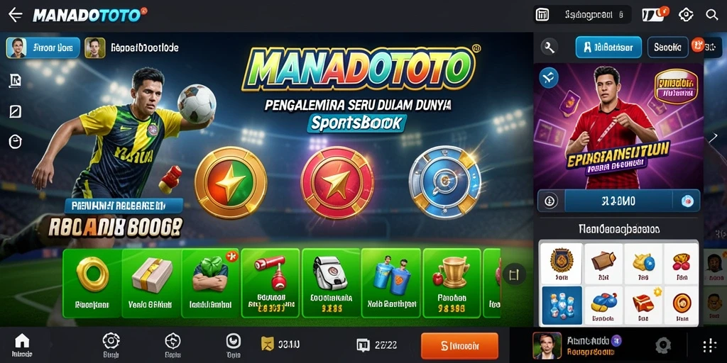 Tampilan gameplay Sportsbook yang menarik dan interaktif.