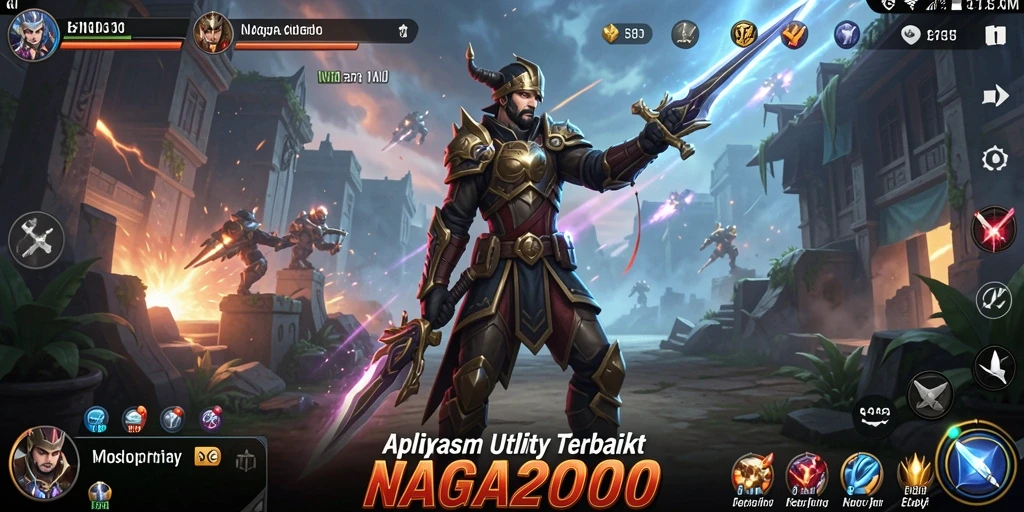 Tampilan antarmuka NAGA2000 yang intuitif dan mudah digunakan.