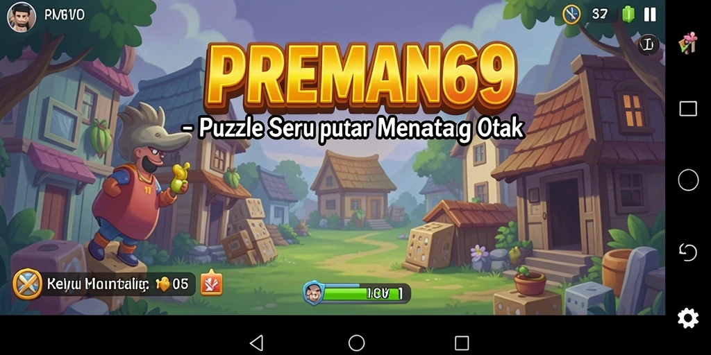 Tampilan gameplay menjawab tantangan puzzle yang menarik.