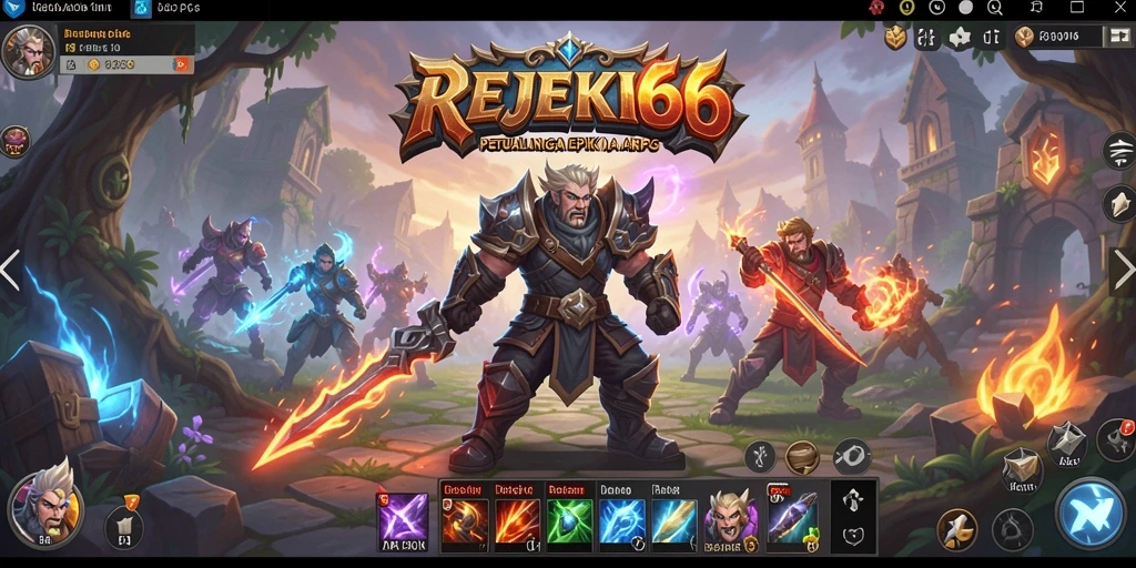 Screenshot gameplay ARPG yang mendebarkan dan penuh aksi.