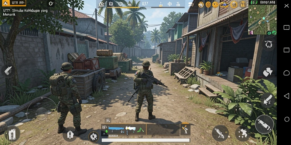 Tampilan gameplay UT77 yang menarik dan interaktif.