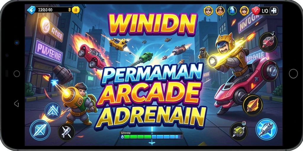 Tampilan gameplay seru dan penuh warna di WINIDN.